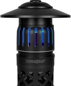 DynaTrap DT1050-AZSR 1/2 Acre Mosquito, Beetle & Flying Insect Trap – Kills Mosquitoes, Flies, Wasps, Gnats, Beetles & Other Flying Insects - Bug Zapper Alternative - Black