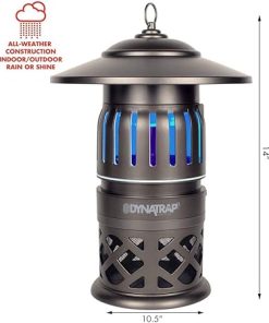 DynaTrap DT1050-TUNSR 1/2 Acre Mosquito & flying Insect Trap – Kills Mosquitoes, Flies, Wasps, Gnats, & Other Flying Insects – Bug Zapper Alternative – Tungsten 2