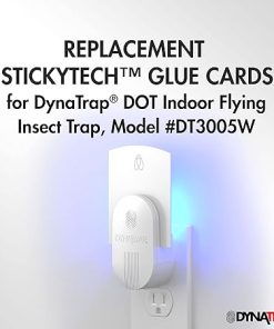 DynaTrap 23005-0612 DOT StickyTech Replacement Indoor Flying Insect Trap Glue Cards – 6 Pack 2