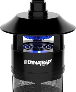 DynaTrap DT160 1/4 Acre Mosquito Trap & Flying Insect Trap – Kills Mosquitoes, Flies, Gnats, Wasps, & Other Flying Insects – Mosquito Zapper & Bug Zapper Outdoor Alternative – Black