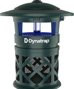 DynaTrap DT1130-GRSR 1/2 Acre Mosquito & Flying Insect Outdoor Trap and Killer – Kills Mosquitoes, Flies, Wasps, Gnats, & Other Flying Insects - Bug Zapper Alternative – Green