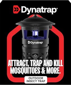 DynaTrap DT1130SR Mosquito & Flying Insect Trap – Outdoor/Indoor, Fly Catcher, Plug-in Bug Catcher/Bug Light, 1/2 Acre Coverage, Black 2