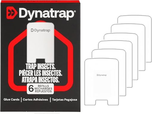 Dynatrap 23007 Glue Card Refills for Indoor Dynatrap Fly Trap Models DT3007 and DT3007W - 6 Glue Card Refills