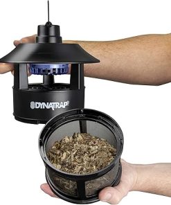 DynaTrap DT160 1/4 Acre Mosquito Trap & Flying Insect Trap – Kills Mosquitoes, Flies, Gnats, Wasps, & Other Flying Insects – Mosquito Zapper & Bug Zapper Outdoor Alternative – Black 2