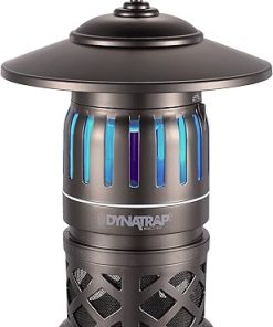 DynaTrap DT1050-TUNSR 1/2 Acre Mosquito & flying Insect Trap – Kills Mosquitoes, Flies, Wasps, Gnats, & Other Flying Insects - Bug Zapper Alternative - Tungsten