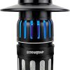 DynaTrap DT1050SR 1/2 Acre Mosquito & Flying Insect Trap – Kills Mosquitoes, Flies, Wasps, Gnats, & Other Flying Insects - Bug Zapper Alternative - Black