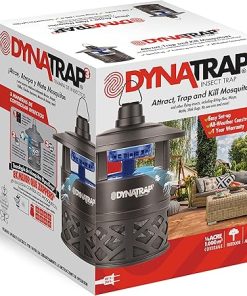 DynaTrap DT160-TUNSR 1/4 Acre Mosquito Trap & Flying Insect Trap – Kills Mosquitoes, Flies, Gnats, Wasps, & Other Flying Insects – Mosquito Zapper & Bug Zapper Outdoor Alternative – Tungsten 2
